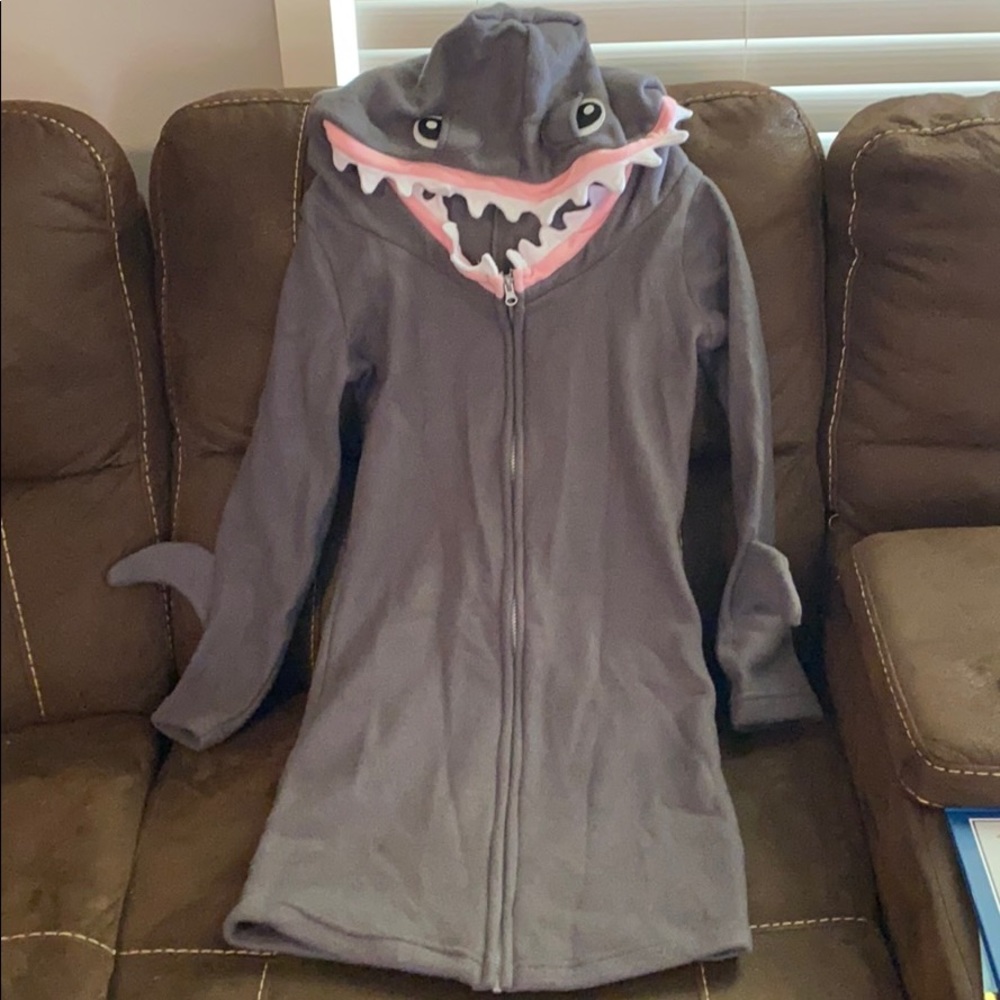 Cozy fleece Shark costume dress